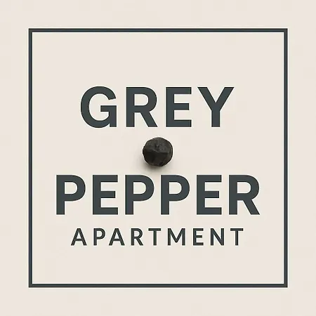 Grey Pepper With Balcony Apartment
