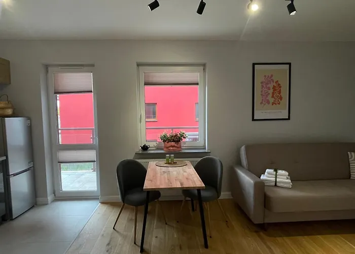 Grey Pepper With Balcony Apartament